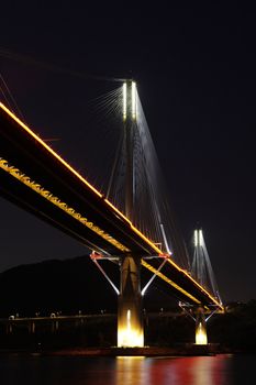 Ting Kau Bridge in Hong Kong