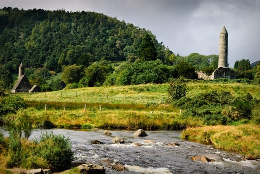 Glendalough cloister in Ireland