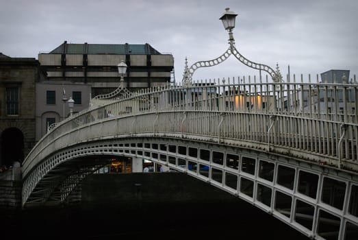 Ha´penny bridge in Dublin, Ireland