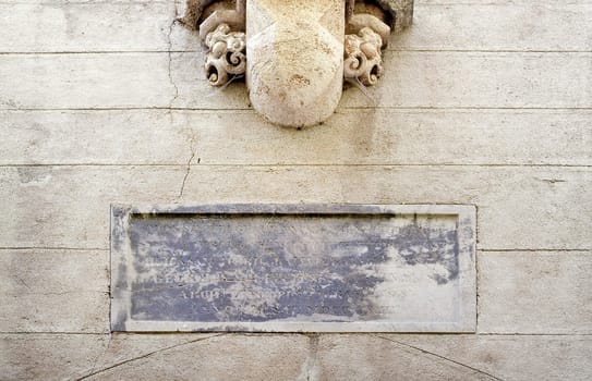 Details from the walls of an old church