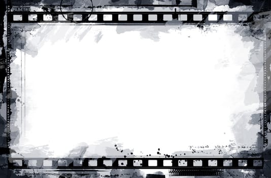 Computer designed highly detailed film frame with space for your text or image.Nice grunge element for your projects