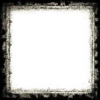 Computer designed highly detailed grunge border with space for your text or image. Great grunge layer for your projects.