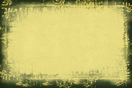 Computer designed highly detailed grunge textured border and aged textured background . Great grunge element for your projects
