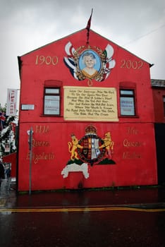 Political murals in Shankill ROad, Belfast, Shankill Road is the opposite of Falls Road as it is a predominantly Protestant and unionist or loyalist area.