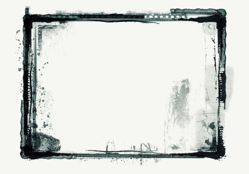 Computer designed highly detailed grunge border with space for your text or image. Great grunge layer for your projects.