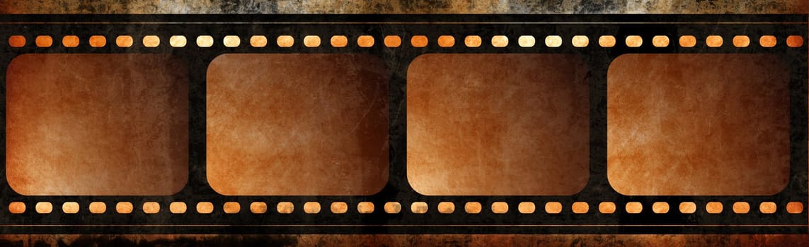 Computer designed highly detailed film frame with space for your text or image.Nice grunge element for your projects