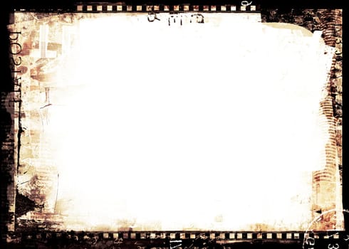 Computer designed highly detailed grunge border with space for your text or image. Great grunge layer for your projects.