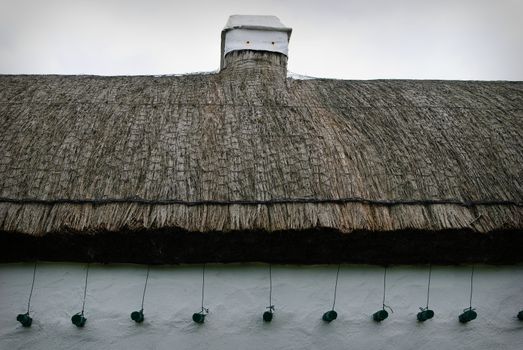 Rural housing of traditional type found in Inishowen, a peninsula in the very north or Ireland