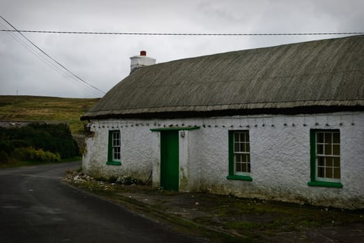 Rural housing of traditional type found in Inishowen, a peninsula in the very north or Ireland