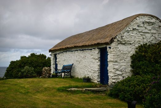 Rural housing of traditional type found in Inishowen, a peninsula in the very north or Ireland