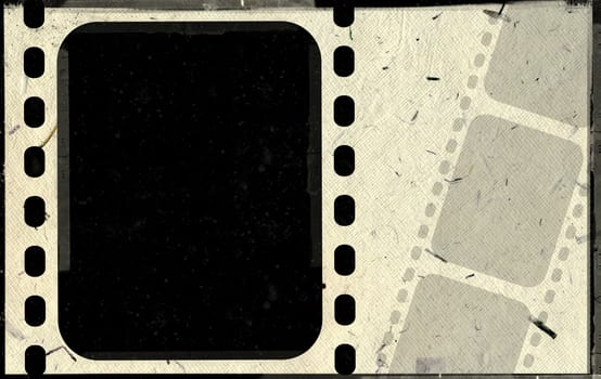 Computer designed highly detailed film frame with space for your text or image.Nice grunge element for your projects