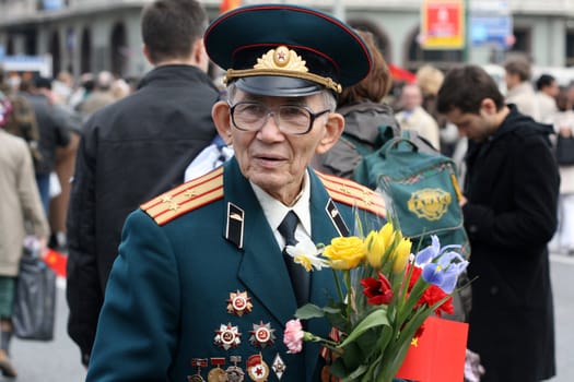 the celebration of Victory day in Russia