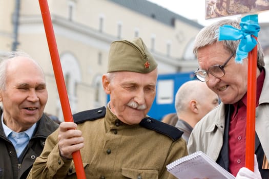 the celebration of Victory day in Russia