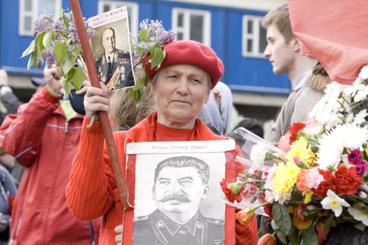 the celebration of Victory day in Russia