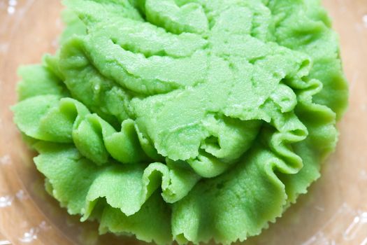 traditional japanese wasabi close-up