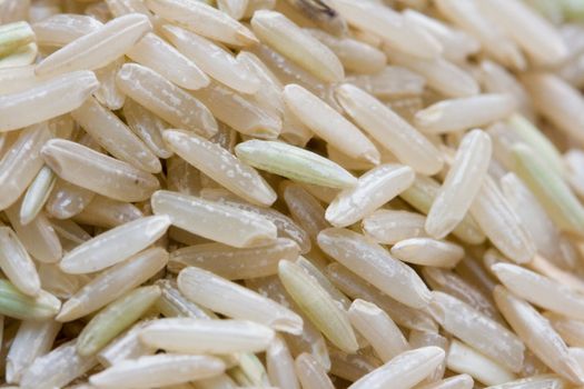 heap of brown rice macro