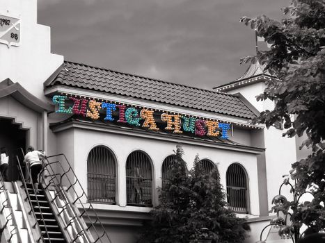 Funny house at Gröna Lund, a Swedish amusementpark.