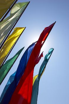 multicolor flags