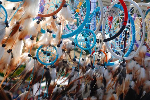 Dream Catchers for sale at an outdoor market