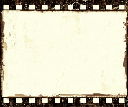 Computer designed highly detailed film frame with space for your text or image.Nice grunge element for your projects