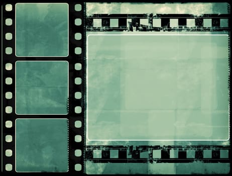 Computer designed highly detailed film frame with space for your text or image. High resolution image.