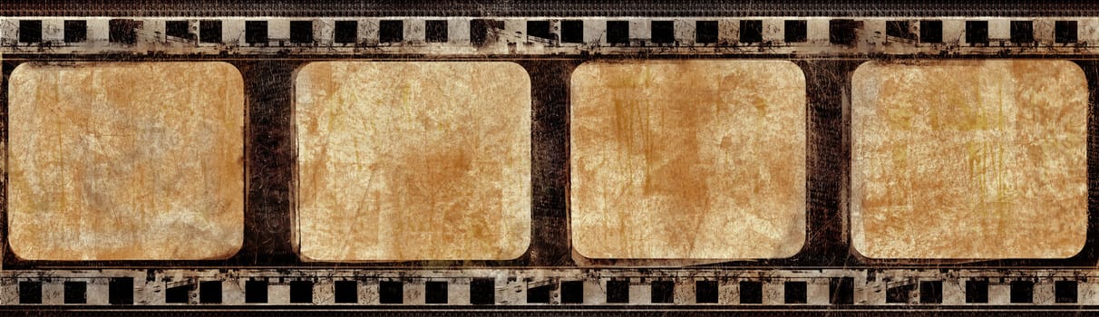 Computer designed highly detailed film frame with space for your text or image.Nice grunge element for your projects