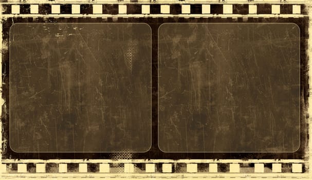 Computer designed highly detailed film frame with space for your text or image. Nice grunge layer for your projects.