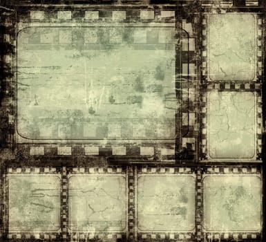 Computer designed highly detailed film frame with space for your text or image.Nice grunge element for your projects