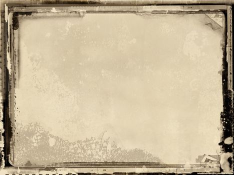 Computer designed highly detailed grunge frame with space for your text or image. Great grunge layer for your projects.