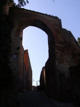 Certlado, small heritage city near Florence and birthplace of medieval writer Giovanni Boccaccio