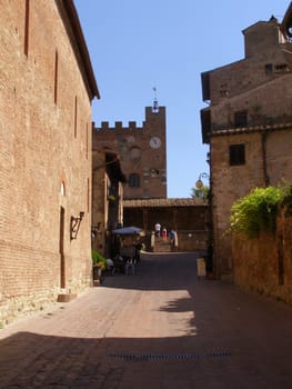 Certlado, small heritage city near Florence and birthplace of medieval writer Giovanni Boccaccio