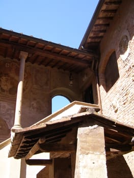 Certlado, small heritage city near Florence and birthplace of medieval writer Giovanni Boccaccio