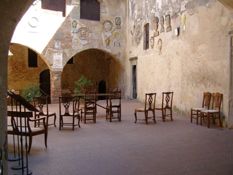 Certlado, small heritage city near Florence and birthplace of medieval writer Giovanni Boccaccio