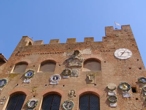 Certlado, small heritage city near Florence and birthplace of medieval writer Giovanni Boccaccio