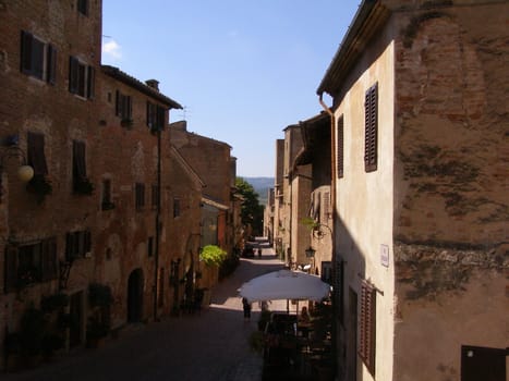 Certlado, small heritage city near Florence and birthplace of medieval writer Giovanni Boccaccio