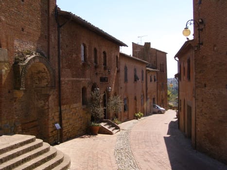 Certlado, small heritage city near Florence and birthplace of medieval writer Giovanni Boccaccio