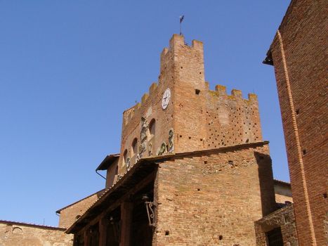 Certlado, small heritage city near Florence and birthplace of medieval writer Giovanni Boccaccio