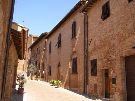 Certlado, small heritage city near Florence and birthplace of medieval writer Giovanni Boccaccio