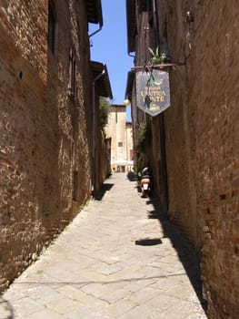 Certlado, small heritage city near Florence and birthplace of medieval writer Giovanni Boccaccio