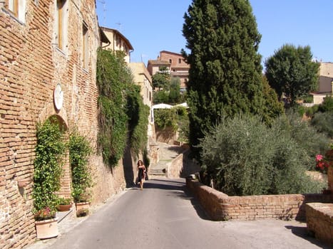 Certlado, small heritage city near Florence and birthplace of medieval writer Giovanni Boccaccio