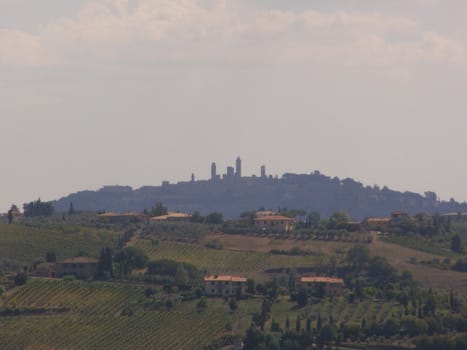 Certlado, small heritage city near Florence and birthplace of medieval writer Giovanni Boccaccio