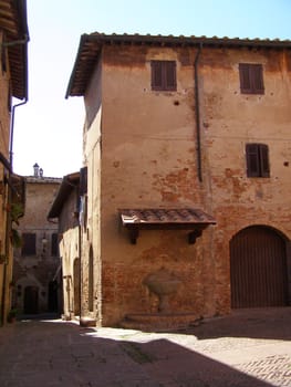 Certlado, small heritage city near Florence and birthplace of medieval writer Giovanni Boccaccio