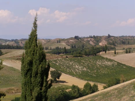 Certlado, small heritage city near Florence and birthplace of medieval writer Giovanni Boccaccio
