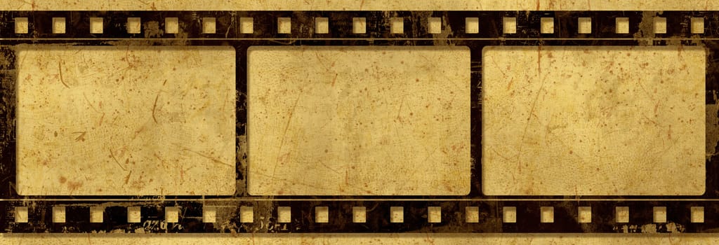 Computer designed highly detailed film frame with space for your text or image.Nice grunge element for your projects