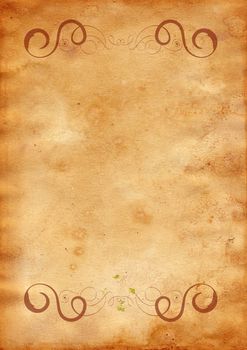 Highly detailed textured antique paper , great grunge background