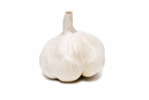 Garlic isolated on a white background.