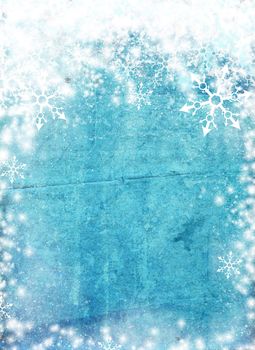 Grunge style  winter background with space for your text. More images like this in my portfolio