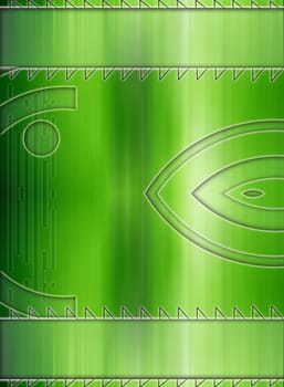 Computer designed green abstract style background