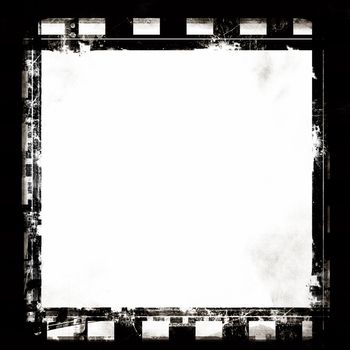 Computer designed highly detailed film frame with space for your text or image. Nice grunge layer for your projects.