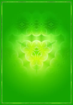 Computer designed green modern abstract style background